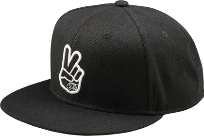 Šiltovka TLD Flat Bill Snapback Peace Black
