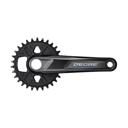 Stred Deore FC-M6120 175mm 30z. 12-k. BOOST čierny dvojdielny bez ložísk