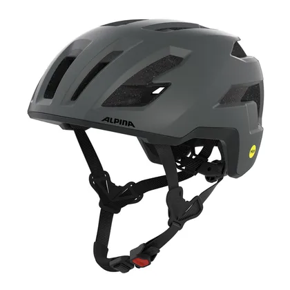 ALPINA Cyklistická prilba TAUNUS GRAVEL MIPS mid-grey matt
