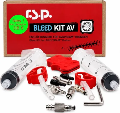 R.S.P. odvzdušňovacia sada pre brzdy Avid/Sram aj DB8