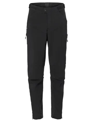Vaude cyklistické nohavice Qimsa Softshell II, pánske, black/black