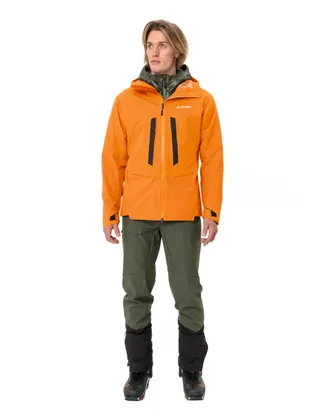 Vaude hardshell bunda Monviso 2,5L, pánska, oranžová (kurkuma)