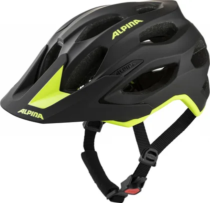 ALPINA Cyklistická prilba Carapax 2.0 čierno-neon žltá