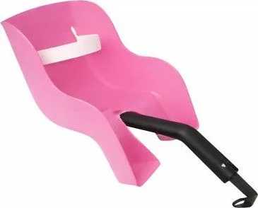 Sedačka dozadu pre bábiku, ružová, plast