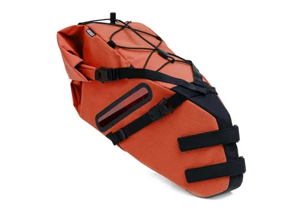 Capsuled Podsedlová taška Saddle Bag 14 l Orange Rust, Čierna/Žltá/Červená