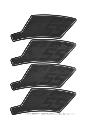 VISION nálepky na ráfik SC 55 DB TL, BLACK