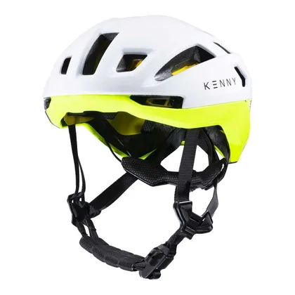 KENNY Cyklistická prilba FURTIF Neon Yellow S/M, Žltá/Biela
