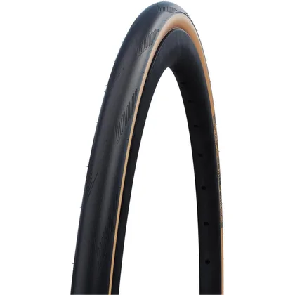 Plášť ONE 700x25C (25-622) 67EPI 310g TLE Perf RaceGuard Addix hnedý bok skladací