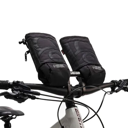 Kids Ride Shotgun Kids Ride Shotgun Cyklistické rukavice POGGIES Cyklistické rukavice POGGIES, Čierna