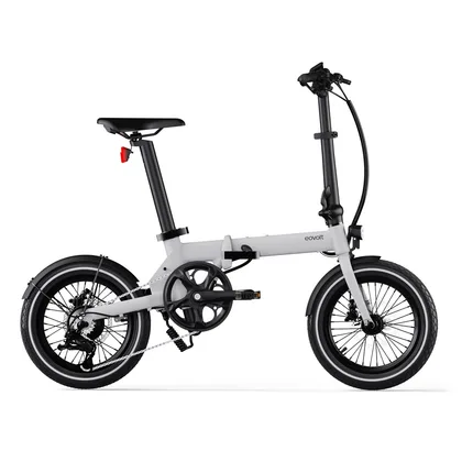 EOVOLT Skladací elektrobicykel Morning 16" V3 2025 Sivá, Čierna/Zelená/Sivá/Modrá
