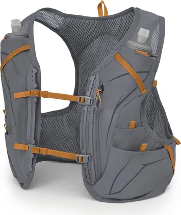 Bežecká vesta Osprey Duro 6 s fľašami Phantom Grey/Toffee Orange