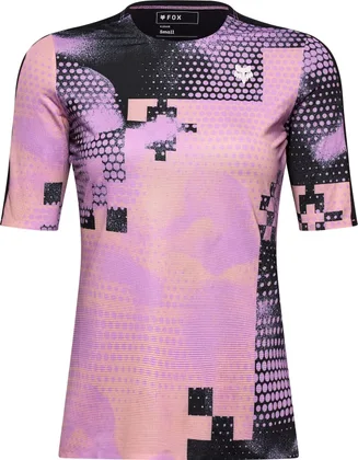 Dámsky dres Fox Flexair Ascent Pulse, krátky rukáv, Dusty Rose