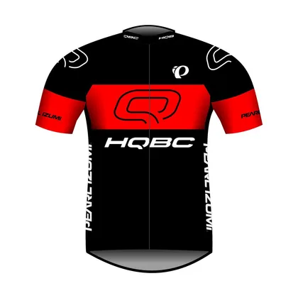 Dres QPI TEAM krátky rukáv čierna/červená /Vel:M
