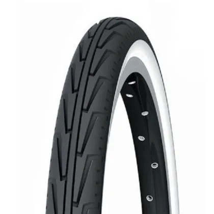 Plášť CITY J 24x1 3/8x1 1/4 (32-540) 3x22TPI 495g biely bok