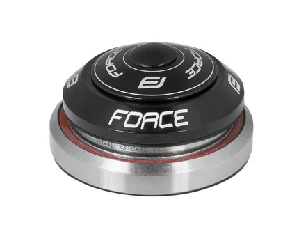 FORCE hlavové zloženie TAPER 1 1/8" -1 1/2" 36 °, integrované, čierne