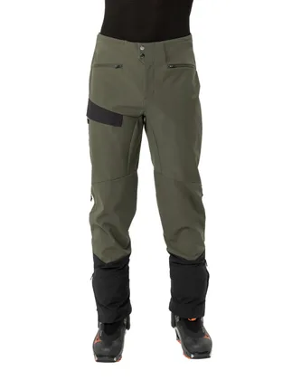 Vaude ski-turistické nohavice Monviso Alpine, pánske, zelené (khaki)