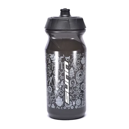 SUNN Cyklistická fľaša Bidon PBF 650 ml Noir, Čierna