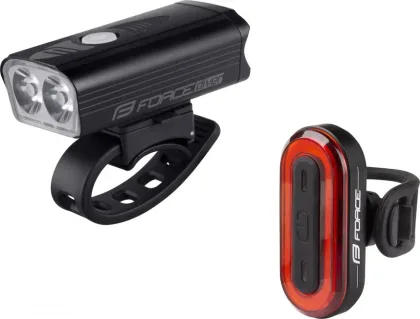 Force sada svetiel DIVER ARC USB predné+zadné