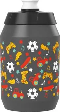 Cyklofľaša detská Polisport MOVE, sivá, 450 ml