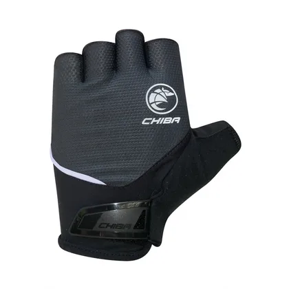 Chiba Cyklistické rukavice Sport GREY L, Sivá