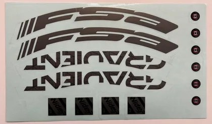 FSA nálepky na ráfik Gradient WideR Boost 148WH 29" (1set)