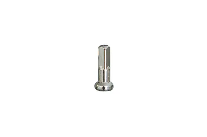 Niple mosadzné 2x14mm, strieborné