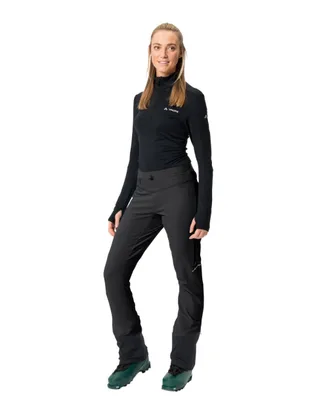 Vaude ski-turistické nohavice Larice Light III, dámske, čierne