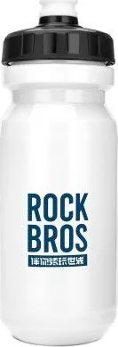 Cyklofľaša RockBros, polypropylén, 600 ml, biela