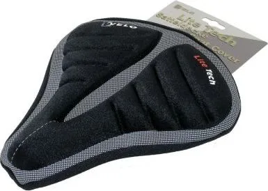 Poťah sedla Velo LiteTech, čierno/šedé - široké
