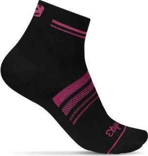 Ponožky dámske Etape Kiss, veľ.M/L (39-42 cm), čierno/ružové