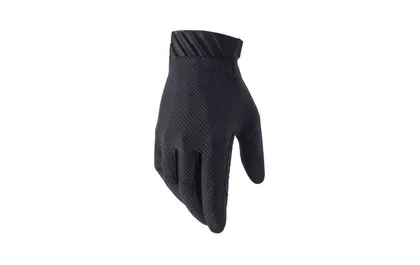 Rukavice CTM Pathyst dlhe, velcro, L, čierne