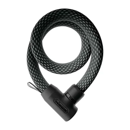ABUS Zámok na bicykel Yarnit 4004K/85 čierny, Čierna