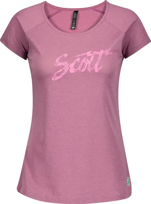 Dámsky dres Scott Trail Flow DRI, krátky rukáv, Cassis Pink