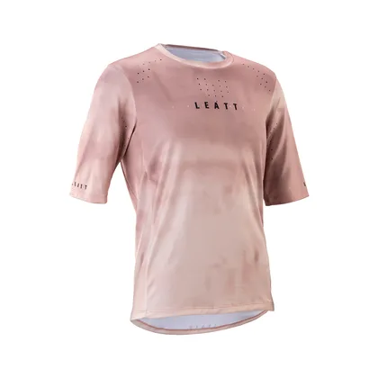LEATT dres krátky rukáv MTB Gravity 4.0 Women, Dusty Pink