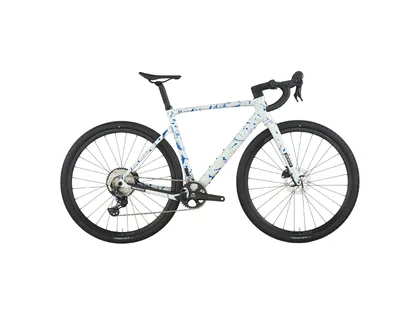 Scott Addict Gravel 30 white/splatter blue