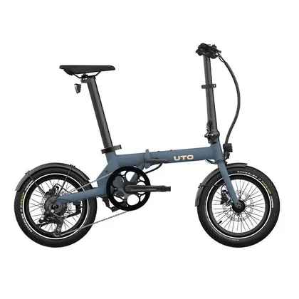 UTO Skladací elektrobicykel OG16 2025 Ocean Blue, Čierna/Zelená/Modrá/Béžová
