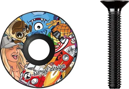 Karbónové viečko RIESEL Stickerbomb Eyecatcher