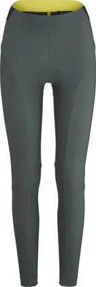 Dámske zateplené nohavice s vložkou Mavic Aksium Thermo Christmas Green