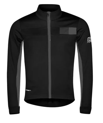 FORCE bunda FROST softshell pánska, čierno-šedá