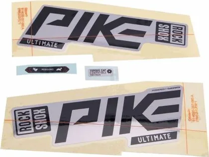 Nálepky RockShox Pike ULT 27/29 GBLK/SIL