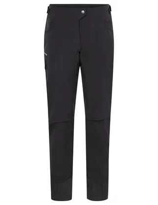 Vaude cyklistické nohavice Qimsa Light Softshell, dámske, black