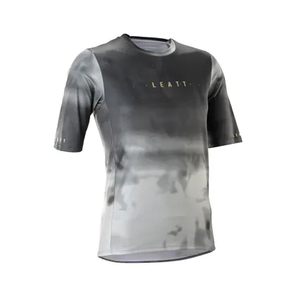 LEATT dres krátky rukáv MTB Gravity 4.0 Women, Ghost Black