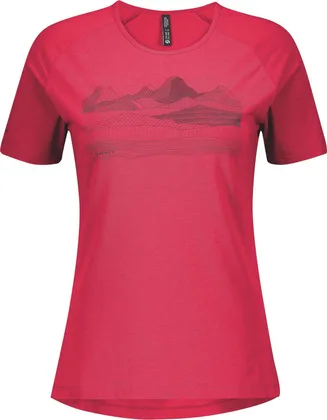 Dámske tričko Scott Trail MTN DRI Graphic, krátky rukáv, Lollipop Pink
