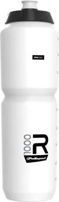 Cyklofľaša Polisport R1000 bielo/čierna, 1 liter