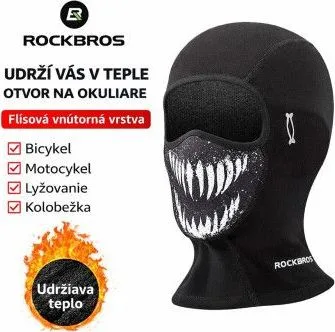 Kukla, alebo vložka RockBros do prilby veľ.UNI, materiál spandex a mikroflís