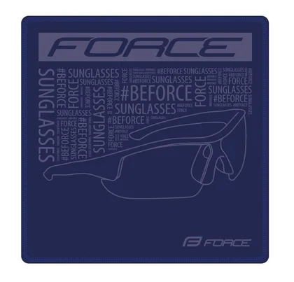 FORCE handrička na čistenie okuliarov, modrý