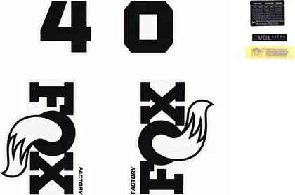 Sada nálepiek pre vidlicu FOX Float 40 Factory Orange (2027+)
