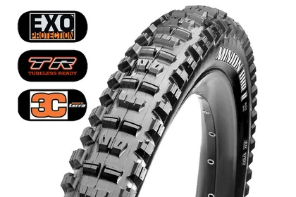 Maxxis plášť MINION DHR II 27.5" - 3CT/EXO/TR, 60TPI, kevlar