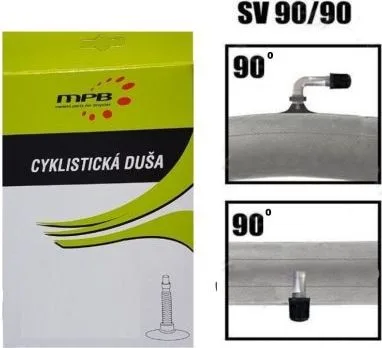 Duša pre invalidný vozík 200x50, SV90/90 - A/V zahnutý ventil