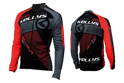 Dres KELLYS PRO Race dlhý rukáv red - XS